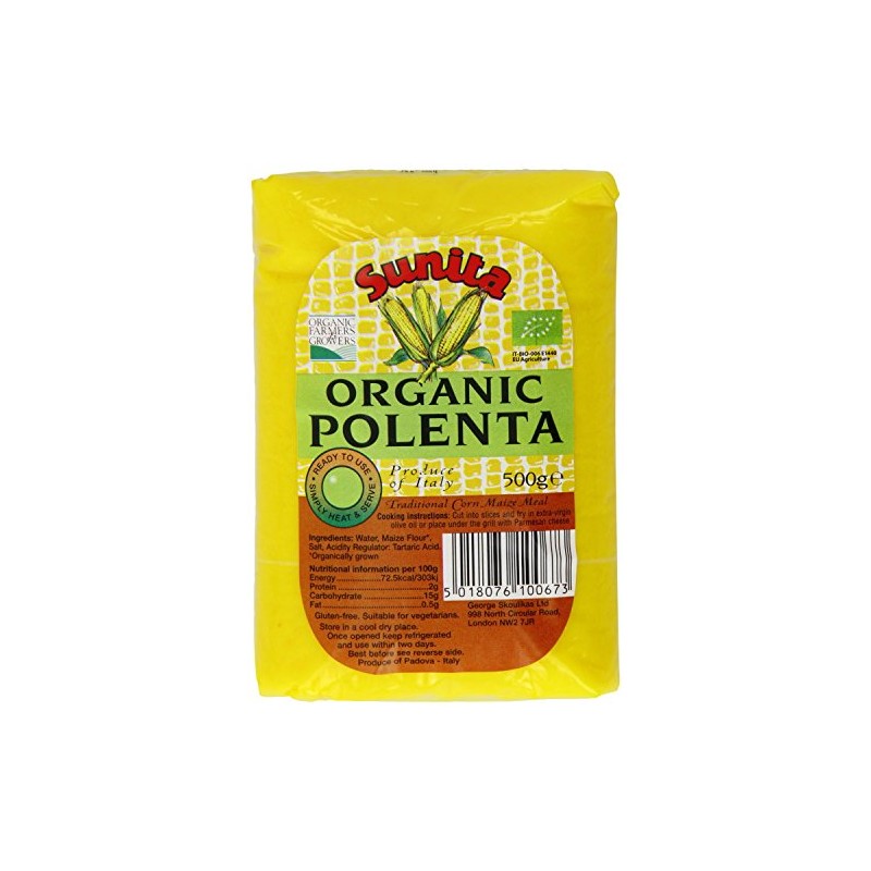 (Pack Of 10) - Organic Ready To Eat Polenta |