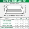 MAXIJIN Stretch Extra Large Couch Cover Sofa Covers (91"-110" Oversized