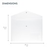 H&S A4 Plastic Wallets Pack of 30 - Folders for