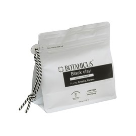 Botanicus Arcilla negra Detox Botanicus 500g- Arcilla 100% Natural Drenante y Revitalizante para Mascarillas Faciales y Corporales, Ideal para Piel Cansada, Grasa y con Celulitis, Desintoxica, Activa la Circulación y Reduce Inflamación.