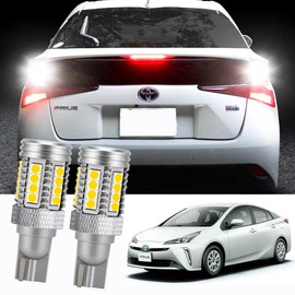 50 Series Prius Application/Compatible Dedicated Design Backlamp LED Intense T16 30W CREE PRIUS 2 Piece Set Compatible with Vehicle Inspection ZVW50 ZVW51 ZVW55 Compatible Custom Parts Accessories