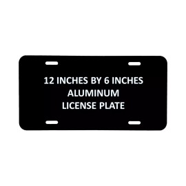 Unbranded Carolina Panthers! Aluminum Laser Engraved Front License Plate!!