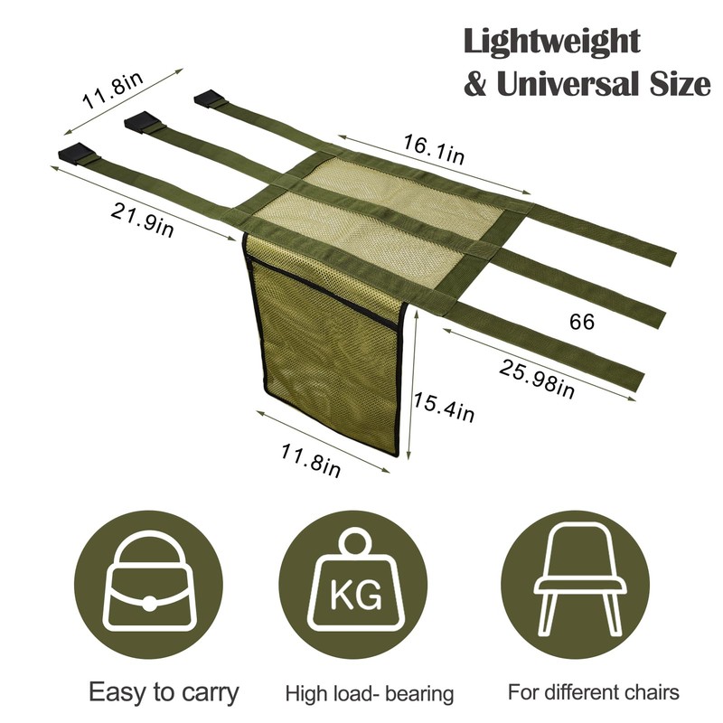 Mofuiry Universal Tree Stand Seat Replacement with Pocket, 16X12Inch Lightweight
