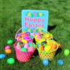 JOYIN 6 Pieces 8" Easter Egg Baskets with Handle and