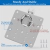 Set of 2 Cabinet Hinge Repair Plate, Stainless Steel Kitchen