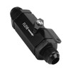 Fuel Shut Off Check Valve 6061 Aluminum Alloy Black Anodized