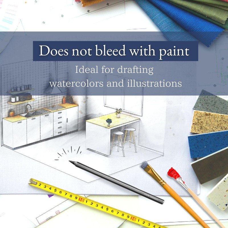 Sunstar Stationery S4482646 Pencil, Metacil, Metallic Gray