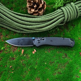 Portable BM533 Mini Knife, Anti-slip Nylon Handle. , Support Customization and Quick Shipping OEM Knives Fishing Knifecolor: Black, blade length: 2.68in, blade width: 0.9in, type: Folding Knife