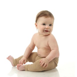 Silky Toes Baby Leggings, Toddler Seamless Panty Soft Cotton Knit Pants for Girls and Boys Lavender