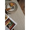 LUKCHE Boho Table Runner, Macrame with Tassels, Butterfly Pattern-Cream, 14x60