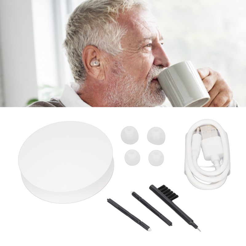 ZUFO Wireless Hearing Amplifier Rechargeable Adjustable Portable Hearing Amplifier Earbuds