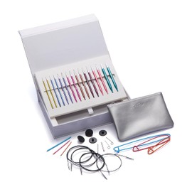 KnitPro Deluxe Gift Set - Zing Interchangeable Circular Needles (3.50-8.00mm) with Accessories