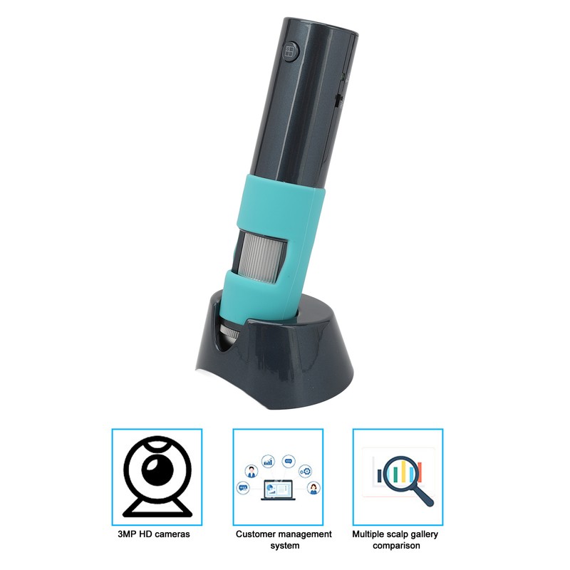 3MP Scalp Detector Portable Wireless Skin Dignosis WiFi Detector Handheld