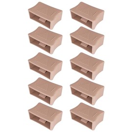 cyclingcolors 10 x Sliders for Hardness Adjustment of Slatted Frames with Spring Wooden Slats of Thickness 8 mm and Width 38 mm Slatted Frame Brown