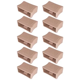 cyclingcolors 10 x Sliders for Hardness Adjustment of Slatted Frames with Spring Wooden Slats of Thickness 8 mm and Width 38 mm Slatted Frame Brown