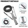 ZKGYUS 10 Piece Stainless Steel Rod Tip Repair Kit with