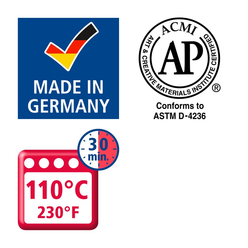 STAEDTLER 8040-9 ST Fimo Professional Modelling Clay 57 g Black