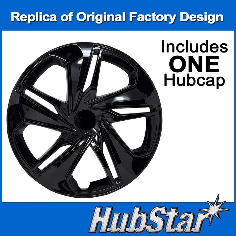 HubStar Premium Hubcap Replacement for Honda Civic 2016-2024, 16-inch Replica