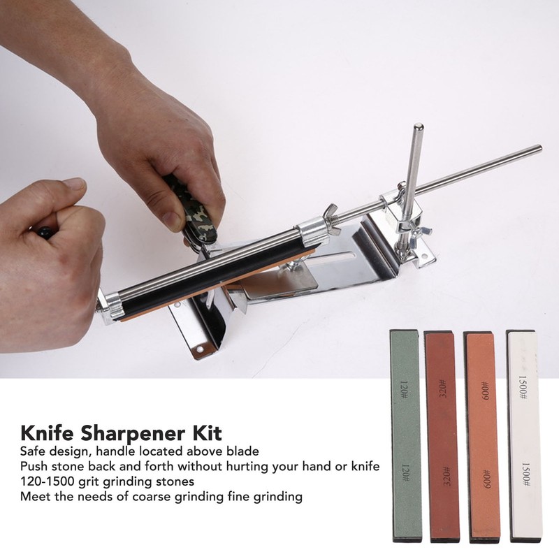 Knife Sharpener Kit Stainless Steel Professional Kitchen Chef Knife Sharpening