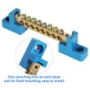 Wobekuy 8 Terminal Bus Bar Terminal Block 10 Pack Brass