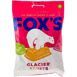Fox's Glacier Fruit Assorted Flavor Boiled Sweets with no Artificial Colors, 1 x 200g Bag