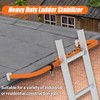 Aluminum Ladder Stabilizer for Roof Gutter Cleaning with Tool Tray,