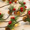 TW SHINE 2 Pack Christmas Pine Cone String Lights, 13