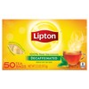 Lipton Black Tea Bags, Decaffeinated, 50 ct