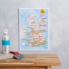 Maps International Scratch Off Marathon Map - UK & Ireland