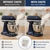 Pouring Chute Attachment compatible with KitchenAid Artisan Stand Mixer
