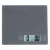 Eat Smart Eat Smart 11lb Food Kitchen Glass Scale, Grey