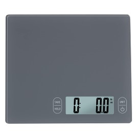 Eat Smart Eat Smart 11lb Food Kitchen Glass Scale, Grey