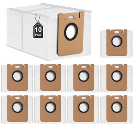10 Dust Bags Compatible with Dream D10 Plus/D10s Plus Robot Vacuum, Accessory Kit for Bags