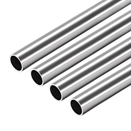 sourcing map 304 Stainless Steel Round Tubing 10mm OD 0.8mm Wall Thickness 250mm Length Seamless Straight Pipe Tube 4 Pcs