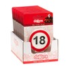 Dekora - Birthday Candles for Cakes with Forbidden Sign -