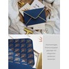 JoliCoon 5 Envelopes A6 Dark Blue with Gold Foil and
