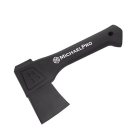 MichaelPro MP004009 9-Inch Camping Hatchet with Weather-Resistant and Shock Absorbing Fiberglass Handle, Protective Carrying Sheath Included (9-Inch Camping Hatchet)