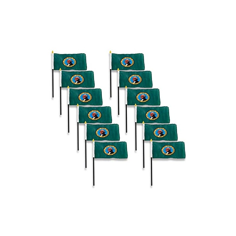 Washington Flag 4 x 6 inch (12 PK)