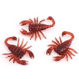 Sujosa 20pcs Fake Scorpions Plastic Fake Bugs Insects April Fools Christmas Party Gags Gifts Pranks for Adults