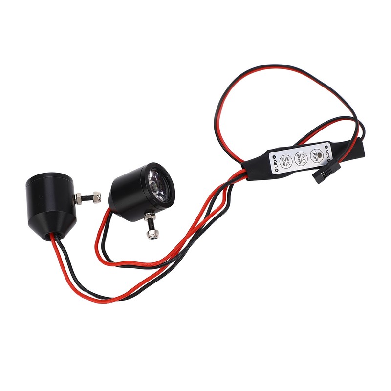RC Car Headlight 3W Bright Light 8 Dynamic Modes Fit
