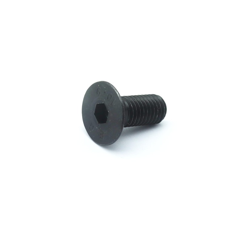 binifiMux 10pcs M10 x 20mm Black Flat Hex Socekt Cap