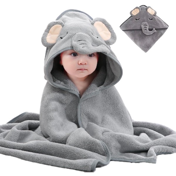 LHLZNB Hooded Baby Towel with Animal Ears | Ultra Soft