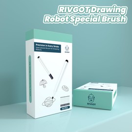 10 Pack Specialized Brushes for Drawing Robots