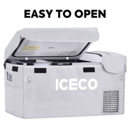 ICECO Insulated Protective Cover for GO20 21 Quart Insulated Transit Bag Portable Refrigerator Freezer Fridge 12 Volt Car Refrigerator Cover