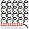 Winunite 20 Pods Quick Connect White Rock Lights, 5M Extension