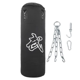 Professional Boxing Sandbag Hanging Type Thicken Training Punching Bag for Fitness Roomblack hollow 80cm