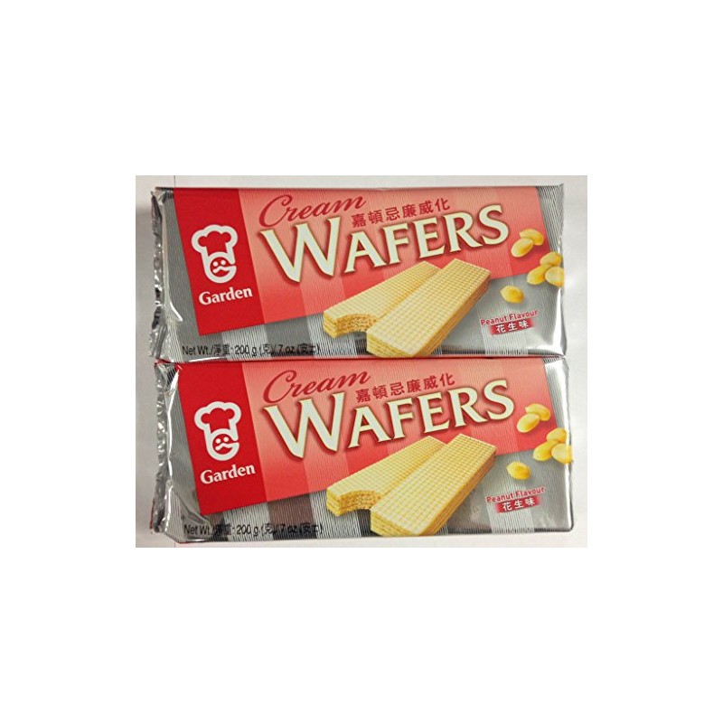 Garden Cream Wafers Peanut Flavor - 7 Oz (Pack of