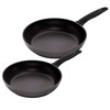Kuhn Rikon Easy Induction Frying Pan Set 24/28 cm Black