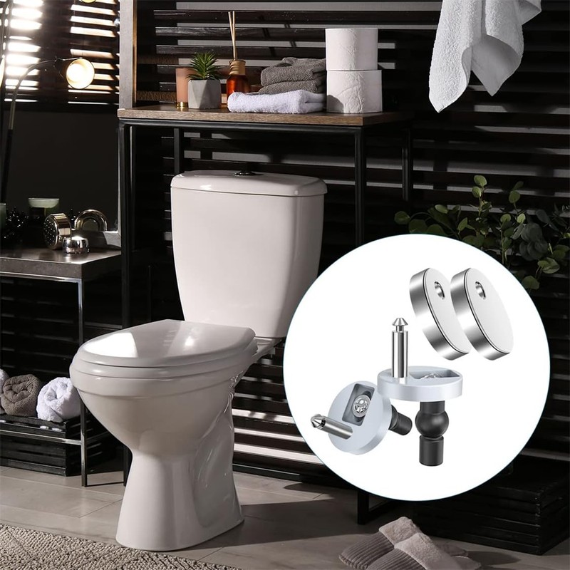 Toilet Seat Hinge Bolts Kit Quick Release Top Hinge Fixings