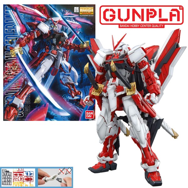Bandai Hobby MG Gundam Kai Model Kit (1/100 Scale), Astray Red Frame
